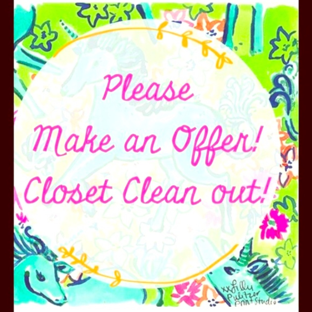Closet clean out! Make an offer!!!